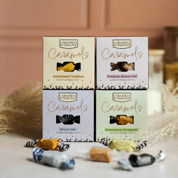 Boîte cube caramels beurre salé - 100g – Image 3