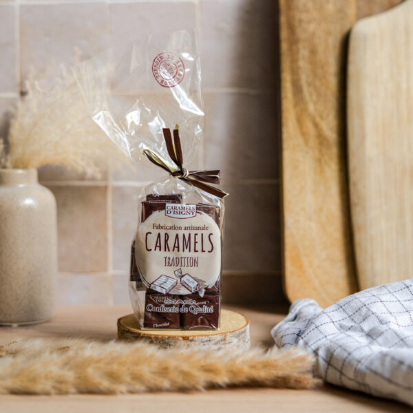 Sachet caramels chocolat - 200g – Image 3