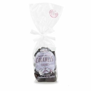 Caramels fondants enrobés chocolat noir - 200g