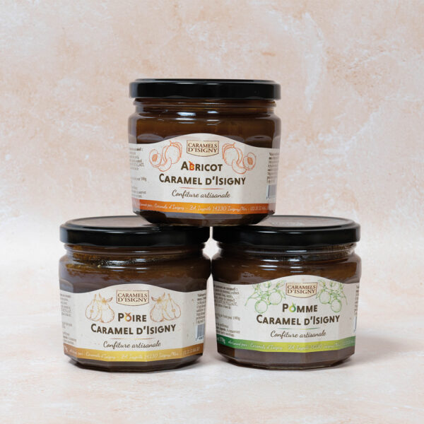 Confiture d'abricot au Caramel d'Isigny - 370g – Image 2